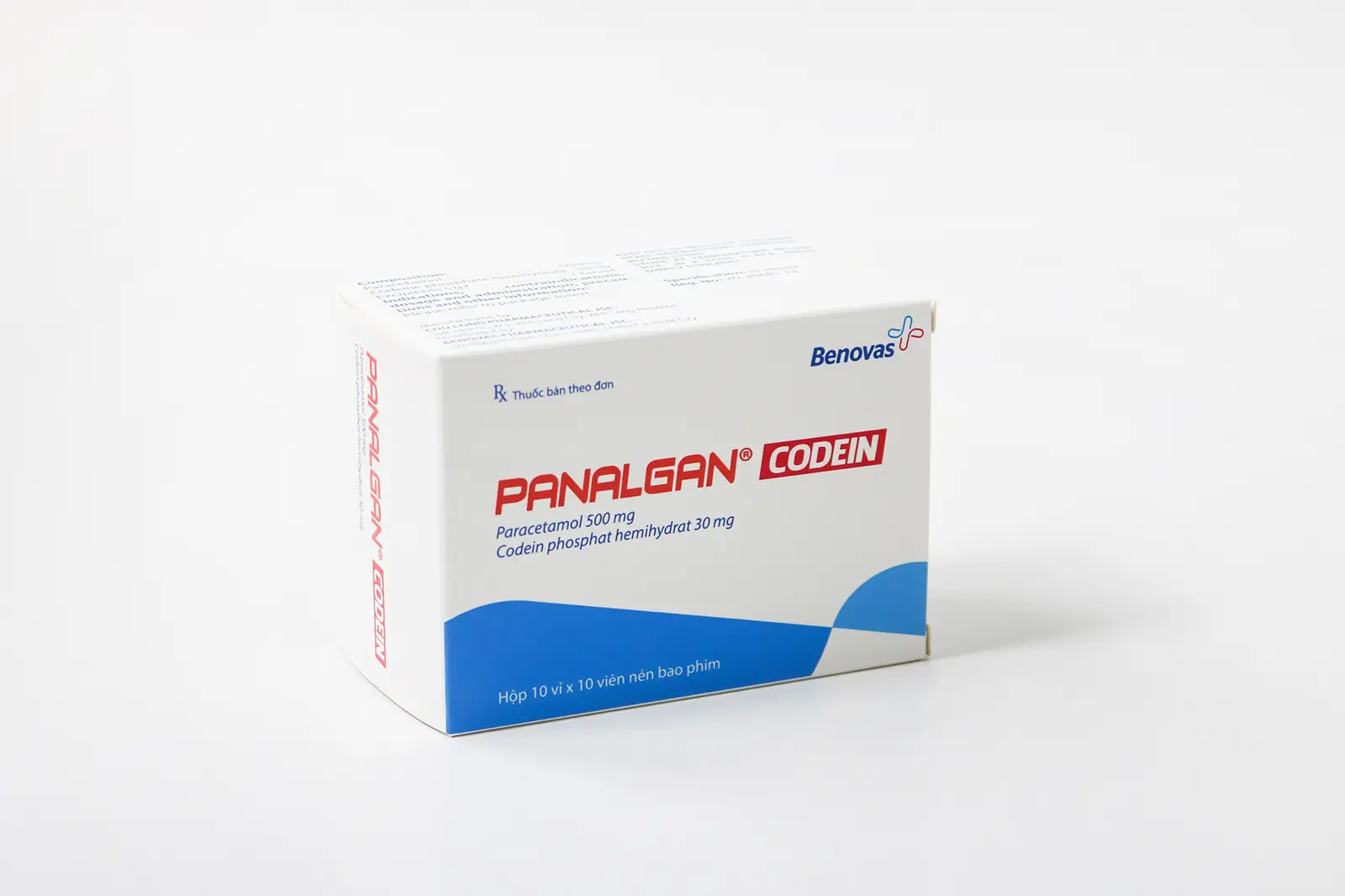 Thuốc Panalgan Codein giảm đau, hạ sốt (Hộp 10 vỉ x 10 viên)